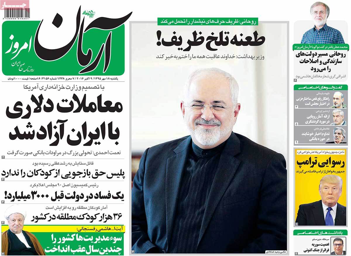 Trump’s Scandal Widely Covered by Iranian Newspapers