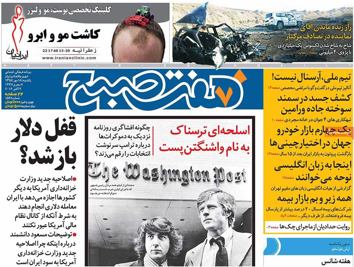 Trump’s Scandal Widely Covered by Iranian Newspapers