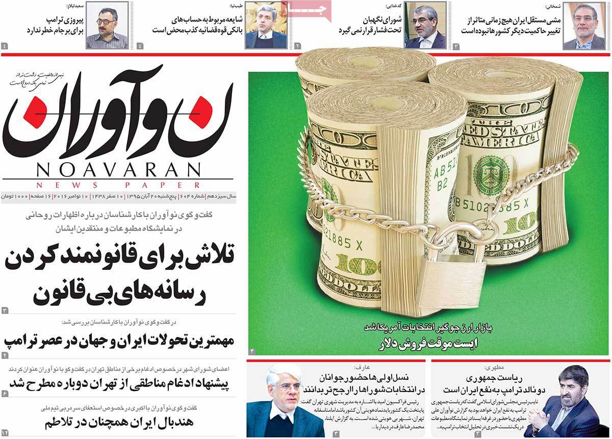 Iranian Newspapers Cover Trump’s Victory in over 150 Headlines