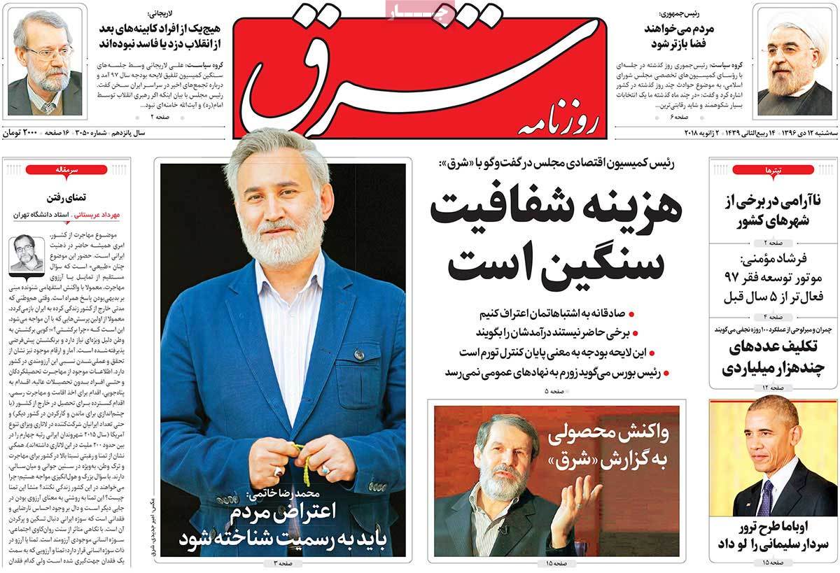 Iran Protests Still Making Headlines on January 2