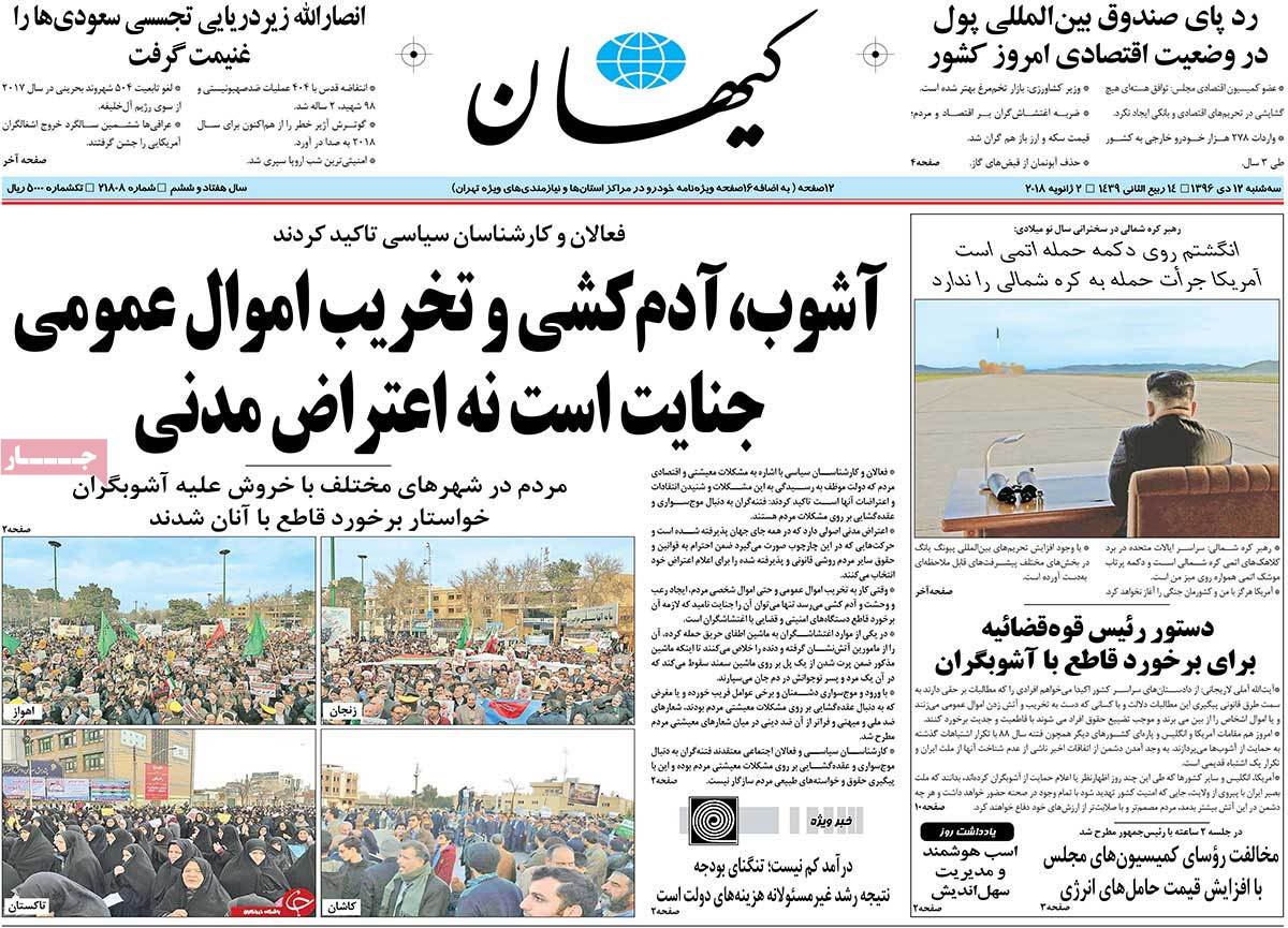 Iran Protests Still Making Headlines on January 2