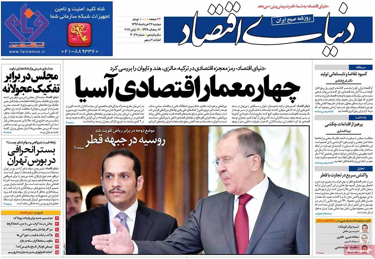 A Look at Iranian Newspaper Front Pages on June 12