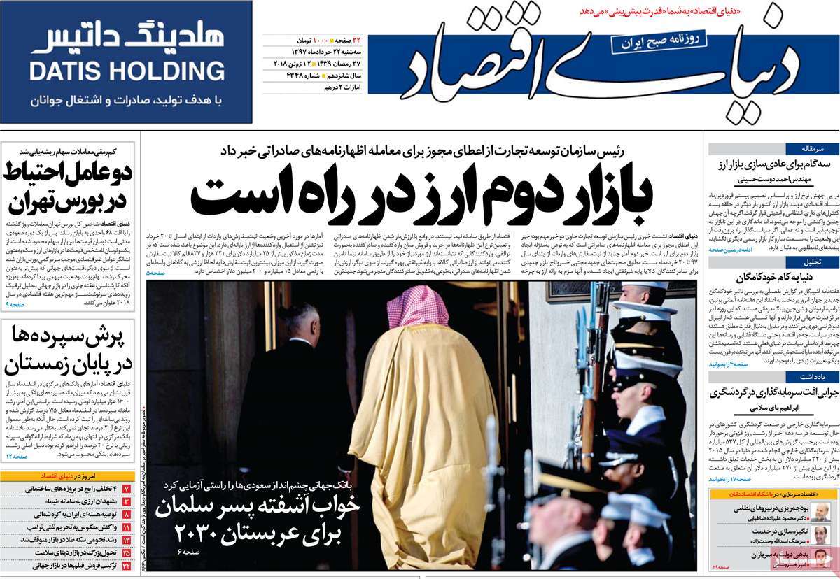 A Look at Iranian Newspaper Front Pages on June 12